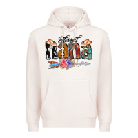Pale Pink Blessed Nana Premium Hoodie - CowCowDesign