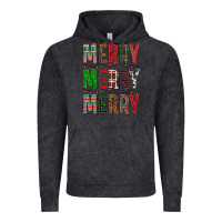 Merry Merry Merry Christmas Vintage Hoodie | Teevron