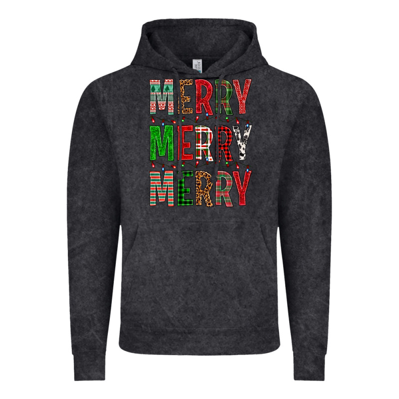 Merry Merry Merry Christmas Vintage Hoodie by BundleAndBundleShop | Teevron