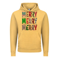 Vintage Mustard Merry Merry Merry Christmas Vintage Hoodie - BundleAndBundleShop