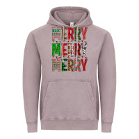 Vintage Zinc Merry Merry Merry Christmas Vintage Hoodie - BundleAndBundleShop