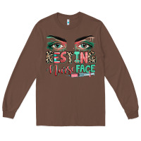 Chestnut resting nurse face Long Sleeve Tee - RanaPortraitStore