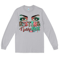 Moon Dust resting nurse face Long Sleeve Tee - RanaPortraitStore