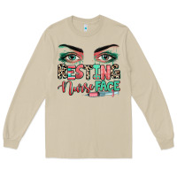 Mushroom resting nurse face Long Sleeve Tee - RanaPortraitStore
