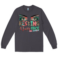 Smoke resting nurse face Long Sleeve Tee - RanaPortraitStore