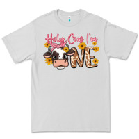 Dove Grey holy cow i'm one Premium Tee - MaliasSmallBusiness