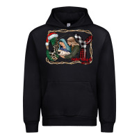 Black joy Christmas Urban Hoodie - CowhideDigitalArt