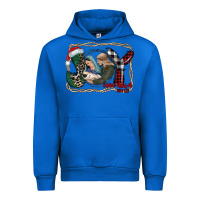 Cobalt joy Christmas Urban Hoodie - CowhideDigitalArt