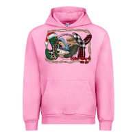 Fuchsia Pink joy Christmas Urban Hoodie - CowhideDigitalArt