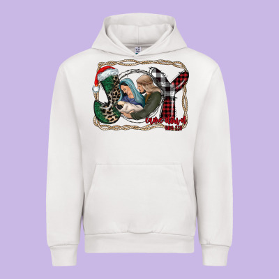 Joy Christmas Urban Hoodie Designed By Cowhidedigitalart