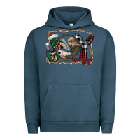 Pigment Midnight Navy joy Christmas Urban Hoodie - CowhideDigitalArt