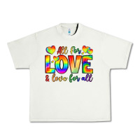 Pistachio all for love and love for love Urban Heavy Tee - LillyAllenDesigns