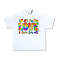 White all for love and love for love Urban Heavy Tee - LillyAllenDesigns