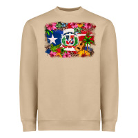 Mushroom Dominican Republic and Puerto Rico Flag Heavyweight Sweatshirt - texasbilliewilder