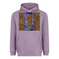 Lavender Leopard nana Heavyweight Hoodie - FaDigitalArtStudio