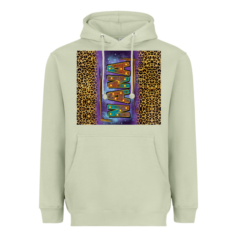 Leopard Nana Heavyweight Hoodie by FaDigitalArtStudio | Teevron