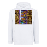White Leopard nana Heavyweight Hoodie - FaDigitalArtStudio