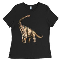 Black Brachiosaurus Ladies Tee - LillyAllenDesigns