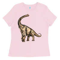 Bubblegum Pink Brachiosaurus Ladies Tee - LillyAllenDesigns