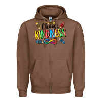Chestnut Chose Kindness Autism Zipper Hoodie - CowGirlArtShop