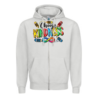 Chose Kindness Autism Zipper Hoodie | Teevron