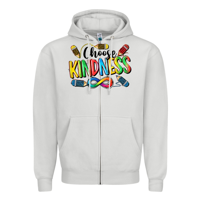 Chose Kindness Autism Zipper Hoodie by CowGirlArtShop | Teevron