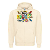 Sandshell Chose Kindness Autism Zipper Hoodie - CowGirlArtShop
