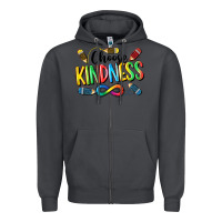 Smoke Chose Kindness Autism Zipper Hoodie - CowGirlArtShop
