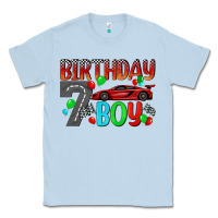 Dusty Blue birthday boy Classic Tee - BundleAndBundleShop