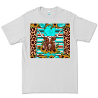 Dove Grey texas longhorn sunflower gemstone Premium Tee - JahusDesignShop