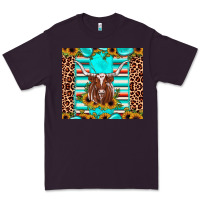 Plum texas longhorn sunflower gemstone Premium Tee - JahusDesignShop