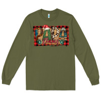 Army Green Papa Claus Long Sleeve Tee - Bettercallsaul