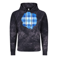 Cloud Black Winter Tartan Patch Vintage Hoodie - BundleAndBundleShop