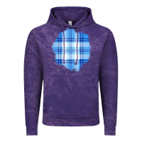 Cloud Purple Winter Tartan Patch Vintage Hoodie - BundleAndBundleShop