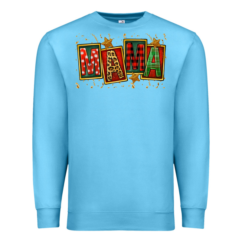 Mama Christmas Mother's Day Premium Sweatshirt by FaDigitalArtStudio | Teevron