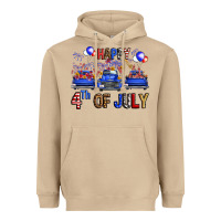 Mushroom Western Truck Hello Fourth Of July America Heavyweight Hoodie - FaDigitalArtStudio
