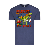 Vintage Denim roaring into 5th grade Vintage Tee - BundleAndBundleShop