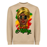 Mushroom i am black history Heavyweight Sweatshirt - NancyCooperArtShop