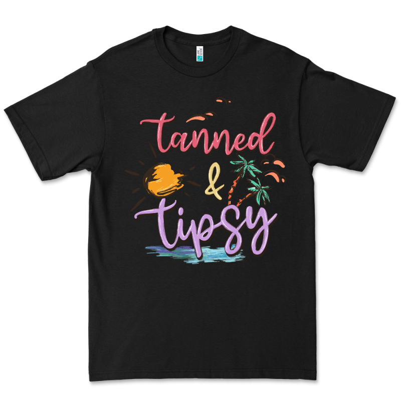 Tanned And Tipsy Premium Tee by MaliasSmallBusiness | Teevron