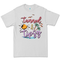 Dove Grey tanned and tipsy Premium Tee - MaliasSmallBusiness
