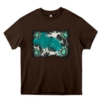 Chocolate Brown gemstones background Heavy Core Tee - BarkalooDesign