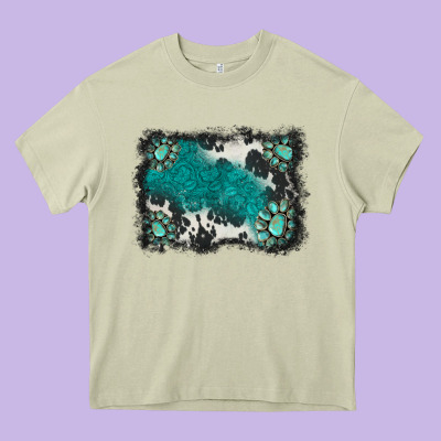 Gemstones Background Heavy Core Tee Designed By Barkaloodesign