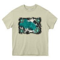 Mossy gemstones background Heavy Core Tee - BarkalooDesign