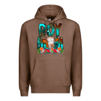 Chestnut Boy Mom Flowers Cow Premium Hoodie - CowCowDesign