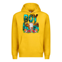 Lemon Boy Mom Flowers Cow Premium Hoodie - CowCowDesign