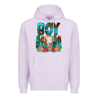 Lilac Boy Mom Flowers Cow Premium Hoodie - CowCowDesign