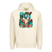 Tofu Boy Mom Flowers Cow Premium Hoodie - CowCowDesign