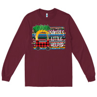 Burgundy Santas Little helper Long Sleeve Tee - Bettercallsaul