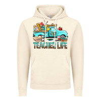 Vintage Artic Teacher Life With Truck Vintage Hoodie - BundleAndBundleShop