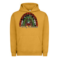 Pigment Peanut Butter Merry Christmas rainbow Urban Hoodie - CowhideDigitalArt